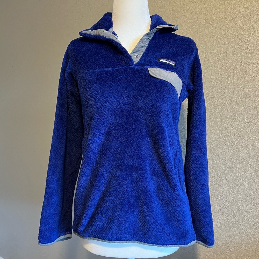 Women’s Patagonia Size XS Blue Re-Tool Fleece Pullover